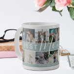 Modern Best Mom Ever Photo Collage & Name/s Coffee Mug<br><div class="desc">Modern photo collage coffee mug featuring a photo collage, which are easily downloaded from your phone or computer, the text 'Best Mom Ever' in elegant calligraphy script, a message and name/s. A beautiful keepsake gift for Mom on Mother's Day, Birthdays or Christmas.</div>