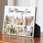 Modern Best Mommy Ever Custom 6 Photo Collage Plaque<br><div class="desc">Celebrate her with a sleek and stylish keepsake she will cherish forever. This Modern Best Mommy Ever custom plaque features six photo slots to highlight your most meaningful memories. Its clean layout and contemporary design make it perfect for Mothers Day, birthdays, or any occasion where you want to honour the...</div>