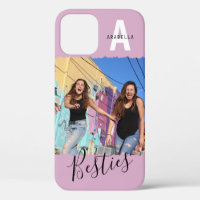 Modern Besties Photo Monogram | Pink