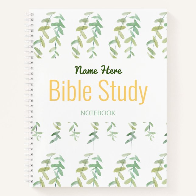 Modern Bible Study Notebook (Front)