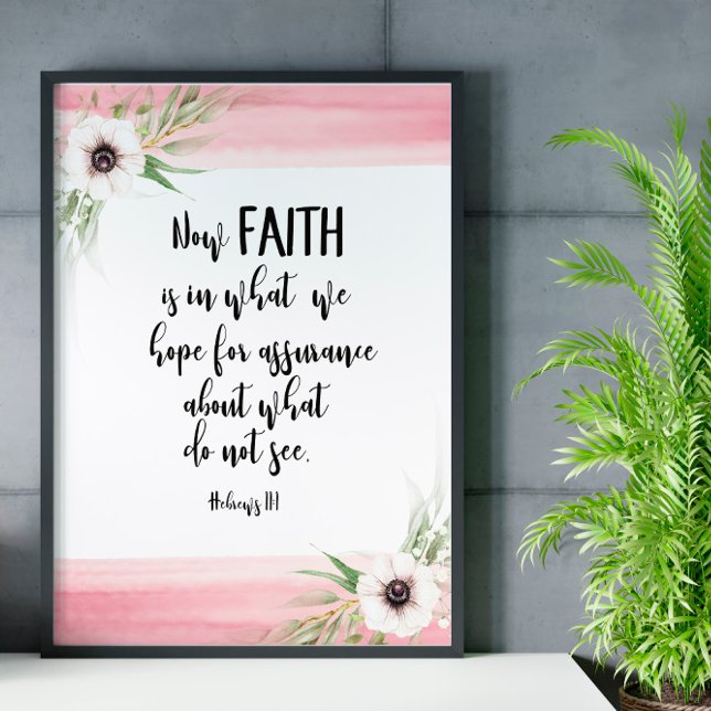 Modern Bible Verse Hebrews Wall Art poster (Creator Uploaded)