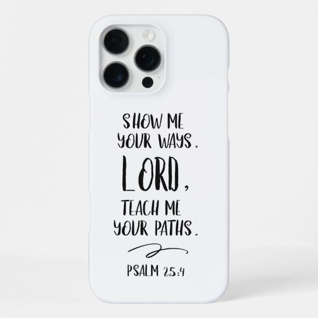 Modern Bible Verse  iPhone Case (Back)
