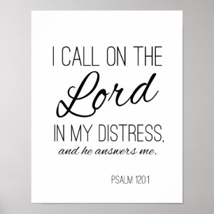 Modern Bible Verse Print Psalm 120:1