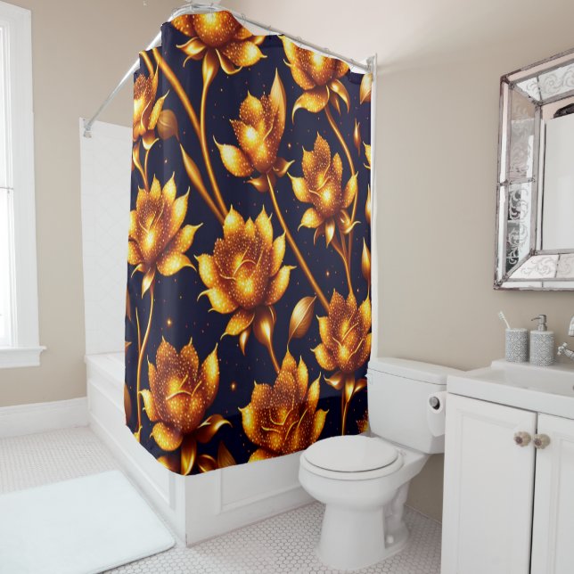 Modern Big Luxury Gold Rose Collection (In Situ)
