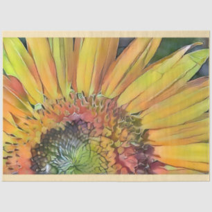 Modern Big Sunflower Art Collection Tissue Paper