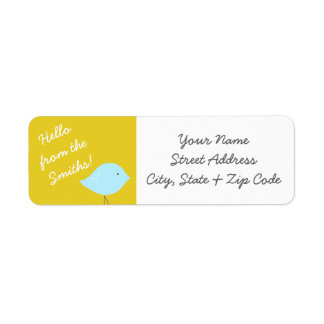 Modern Bird Address Labels