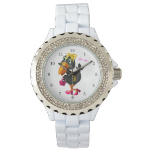 Modern Bird Funny Watch