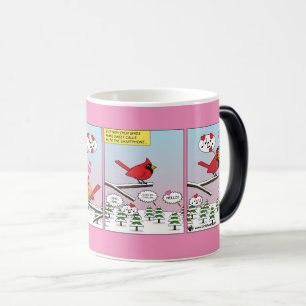 Modern Bird Mating Calls Comic Magic Mug