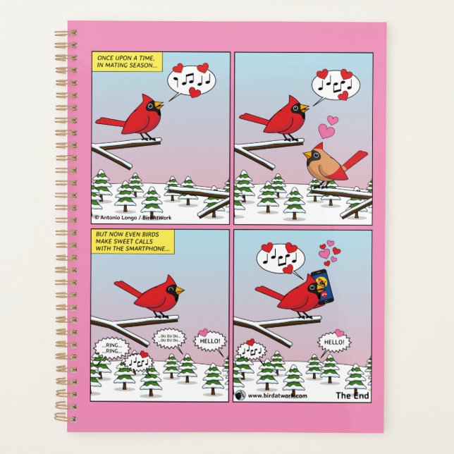Modern Bird Mating Calls Comic Planner (Front)