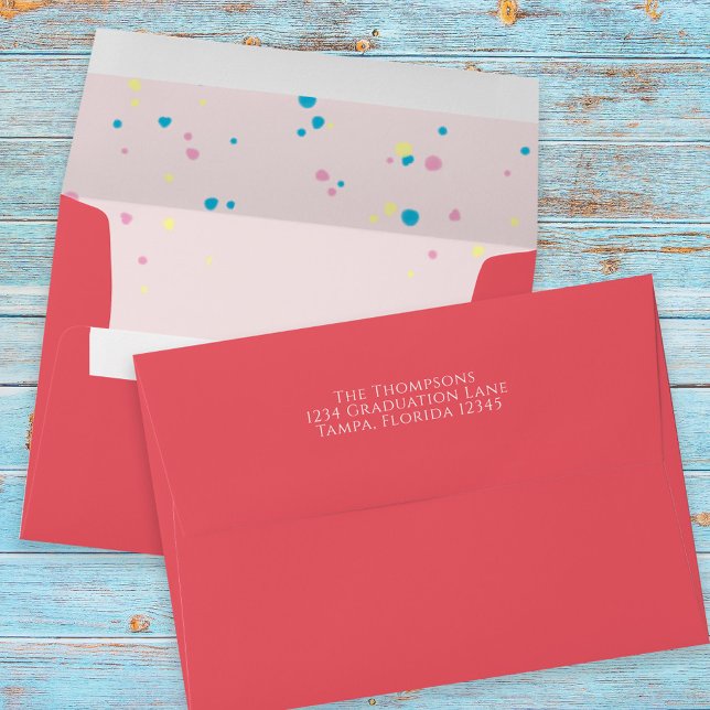 Modern Birthday Ice Cream Whimsical Sprinkles Envelope (Creator Uploaded)