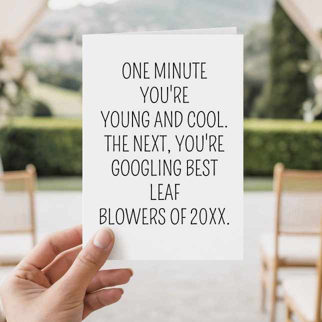 Modern Birthday Party Funny Mom Dad Best Friend Card (Creator Uploaded)