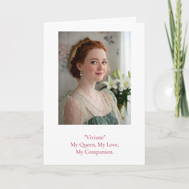 Modern Birthday Photo Card (Front)