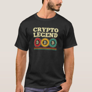 Modern bitcoin mining crypto legend T-Shirt