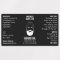Modern Black 1 OZ Beard Oil Waterproof Label