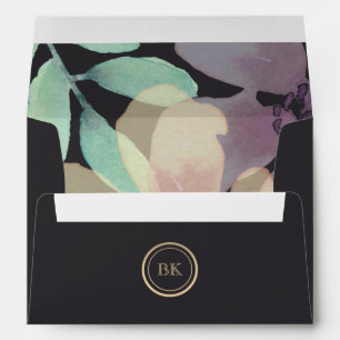 Modern Black 5x7 Envelope