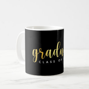Modern Black And Gold Class of  Coffee Mug