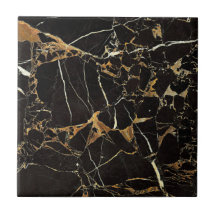 Modern Black and Gold Marble | Custom