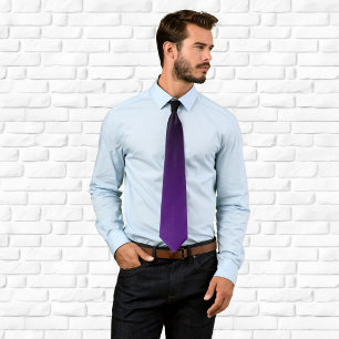 Modern Black and Royal Purple Gradient Tie