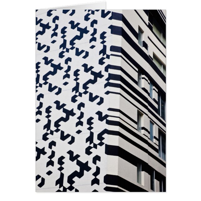 Modern black and white building in Hong Kong (Front)