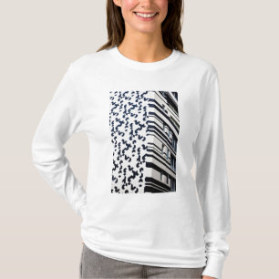 Modern black and white building in Hong Kong T-Shirt