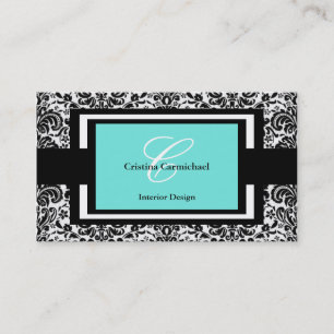 Modern Black and White Business Cards