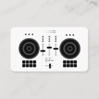 Modern Black and White DJ
