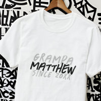 Modern Black and White Grunge For The Cool Grampa