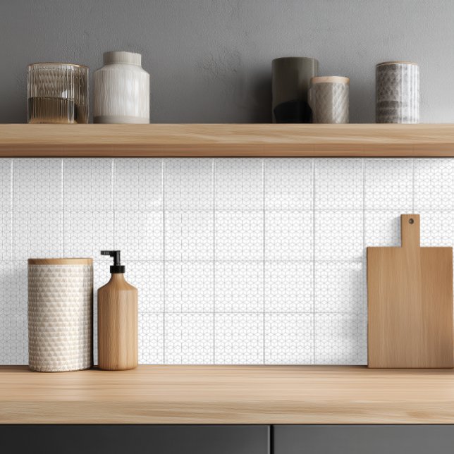 Modern Black and White Isometric Pattern  Tile (Creator Uploaded)