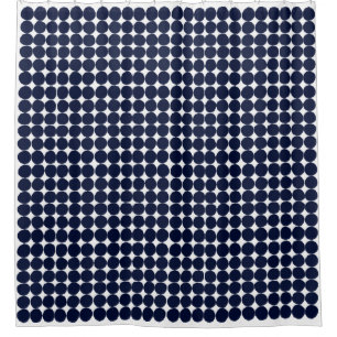 Modern black and white polka dot coaster