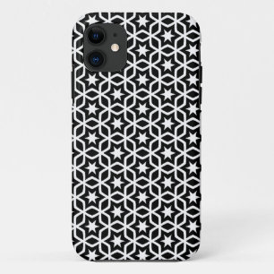 Modern Black and White Star Pattern Case-Mate iPho iPhone 11 Case