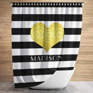 Modern Black And White Stripes Pattern
