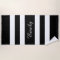 Modern Black And White Stripes Pattern