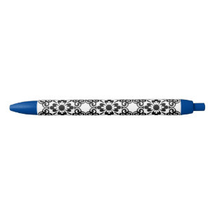 MODERN BLACK AND WHITE TILE INK PEN