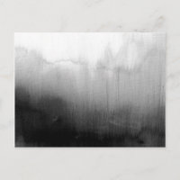 Modern Black and White Watercolor Gradient