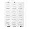 Modern Black and White Wedding Return Address