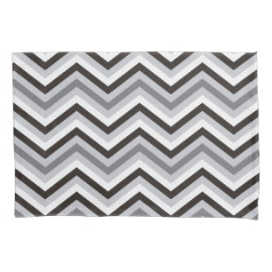Modern black and white Zigzag Pattern Pillowcase