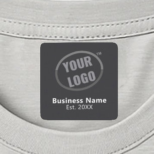Modern Black Business Name Custom Logo Clothing