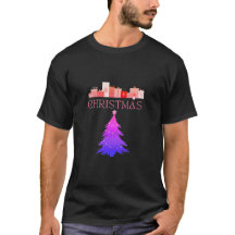 modern black Christmas T-shirt!
