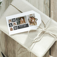 Modern Black | Collage Photo | Dad Best Gift
