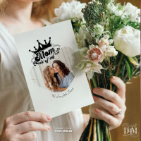 Modern Black Crown, MOM Queen of my life Photos