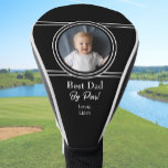 Modern Black Custom Photo Gift for Dad Golf Head Cover<br><div class="desc">Create your own personalized golf head cover with this customizable photo template with space to add your name. A great gift for Dad on his birthday or Father's Day when you add his monogram. It's a classic and stylish look that's fun but also professional. Create your own personalized golf accessories...</div>