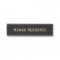 Modern Black Faux Gold Office Room Department Name