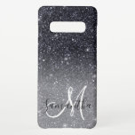 Modern Black Glitter Sparkles Personalized Name Samsung Galaxy Case<br><div class="desc">Introducing our stunning Modern Black Glitter Sparkles Personalized Name product, available exclusively on Zazzle! Add a touch of elegance and sparkle to your everyday life with this custom-made item. Our Modern Black Glitter Sparkles Personalized Name product features a sleek black background adorned with mesmerizing glittery sparkles. The combination of black...</div>