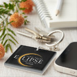 Modern Black & Gold 2024 Texas Total Solar Eclipse Keychain<br><div class="desc">Introducing our Modern Black & Gold 2024 Texas Total Solar Eclipse Custom T-Shirt, a stylish and commemorative piece for this rare celestial event. this shirt captures the elegance and excitement of the total solar eclipse. With the year 2024 boldly displayed, along with the location of Texas, it serves as a...</div>
