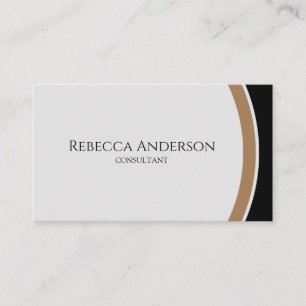 Modern Black, Gold and Grey Business Card