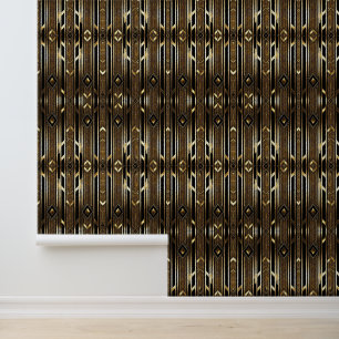 Modern Black Gold Art Deco Collection Wallpaper
