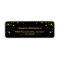 Modern Black Gold Confetti Dots