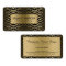 Modern Black & Gold Zebra Stripes Pattern