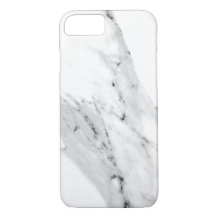 Modern black gray white marble pattern  iPhone 8/7 case
