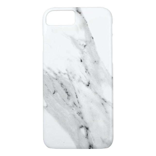 Modern black gray white marble pattern  Case-Mate iPhone case (Back)